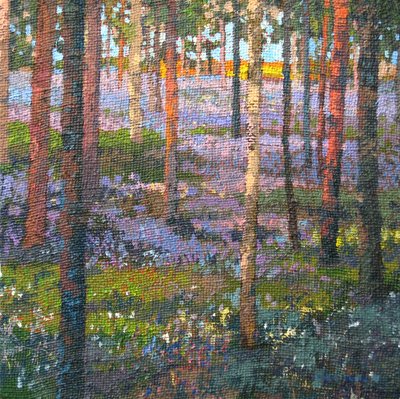 Late Bluebell Wood, 2014 by Martin Decent